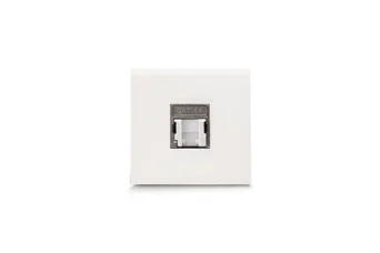PRISE INFORMATIQUE 8+1 PLOTS RJ45 CAT 6AS STP CARREE CLARA 43
