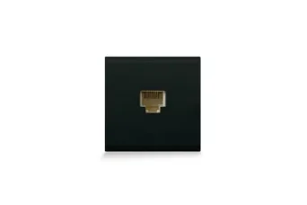 PRISE TELEPHONE 4 PLOTS RJ11 KEYSTONE CARREE NERA 43