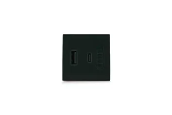 CHARGEUR USB ULTRA RAPIDE (PD) TYPE A+C 2 MODULES NERA 43
