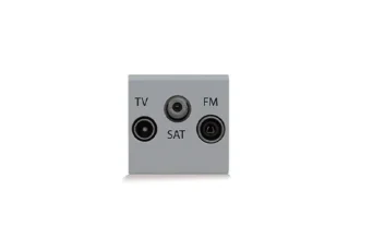 PRISE COMBINEE TV/SAT/FM 2 MODULES SYLVIA 43