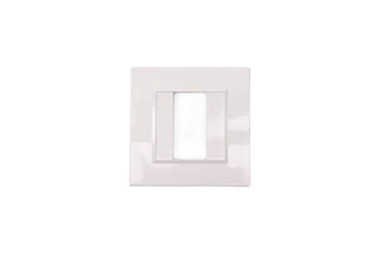 PLAQUE BELLA 43 CARREE BLANC 1 MODULE