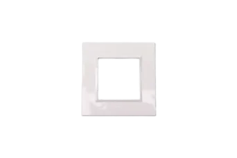 PLAQUE BELLA 43 CARREE BLANC 2 MODULES