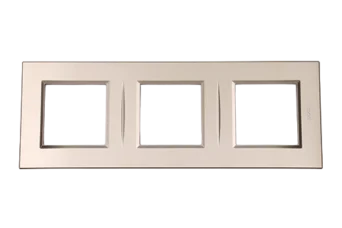 PLAQUE BELLA 43 CARREE CHAMPAGNE 2+2+2 MODULES