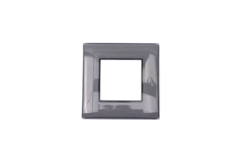 PLAQUE LINA 43 CARREE GRIS 2D 2 MODULES