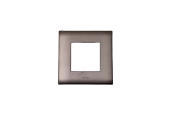 PLAQUE LINA 43 CARREE TITANIUM 2 MODULES