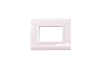 PLAQUE SERENA 43 RECTANGULAIRE BLANC 3 MODULES