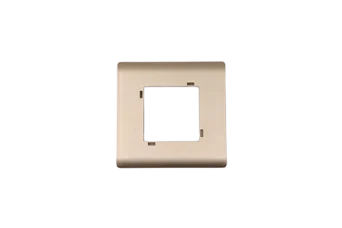 PLAQUE SERENA 43 CARREE SANS CADRE CHAMPAGNE 2 MODULES
