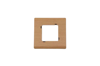 PLAQUE SERENA 43 CARREE SANS CADRE CHENE CLAIR 2 MODULES