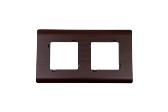 PLAQUE SERENA 43 CARREE SANS CADRE WENGE 2+2 MODULES