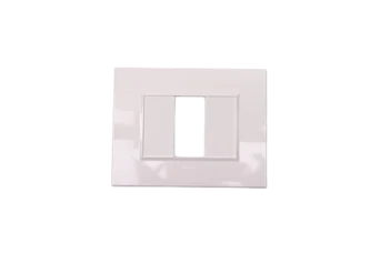 PLAQUE BELLA 43 RECTANGULAIRE BLANC 1 MODULE