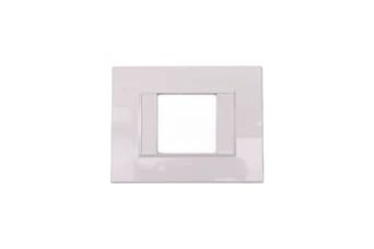 PLAQUE BELLA 43 RECTANGULAIRE BLANC 2 MODULES