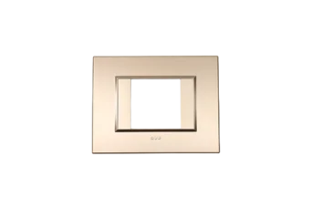 PLAQUE BELLA 43 RECTANGULAIRE CHAMPAGNE 2 MODULES