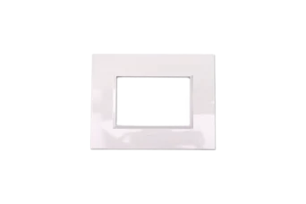 PLAQUE BELLA 43 RECTANGULAIRE BLANC 3 MODULES
