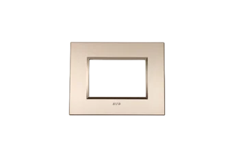 PLAQUE BELLA 43 RECTANGULAIRE CHAMPAGNE 3 MODULES