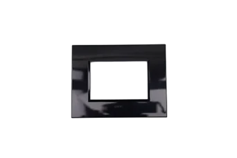 PLAQUE BELLA 43 RECTANGULAIRE NOIRE 3 MOD