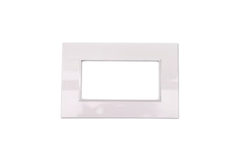PLAQUE BELLA 43 RECTANGULAIRE BLANC 4 MODULES