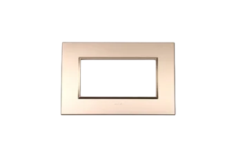 PLAQUE BELLA 43 RECTANGULAIRE CHAMPAGNE 4 MODULES