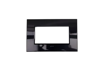 PLAQUE BELLA 43 RECTANGULAIRE NOIRE 4 MOD