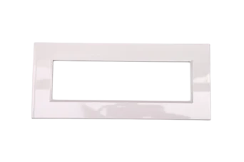 PLAQUE BELLA 43 RECTANGULAIRE BLANC 7 MODULES