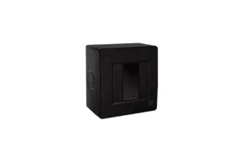 BOITE APPARENTE 1 MODULE S43 NOIR MAT