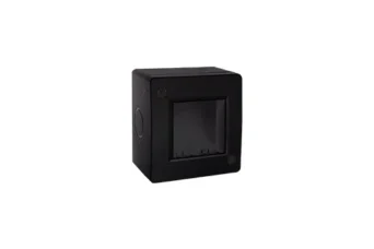 BOITE APPARENTE 2 MODULES S43 NOIR MAT