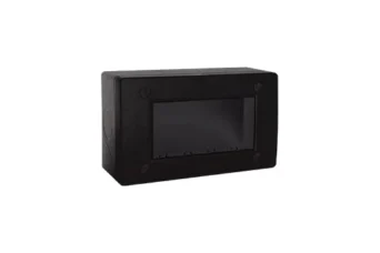 BOITE APPARENTE 4 MODULES S43 NOIR MAT
