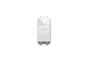 BOUTON POUSSOIR 16A 1 MODULE TOUCH 44