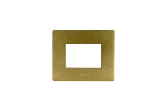 PLAQUE VERA 44 RECTANGULAIRE ALUMINIUM BRONZE 3 MODULES