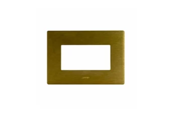 PLAQUE VERA 44 RECTANGULAIRE ALUMINIUM BRONZE 4 MODULES