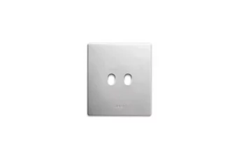 PLAQUE NEW STYLE CARRE BLANC CORIAN 2 COMMANDE