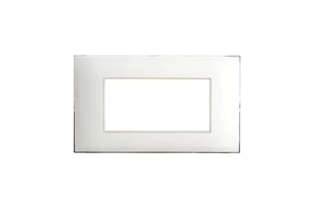 PLAQUE YOUNG 44 RECTANGULAIRE BLANC 4 MODULES