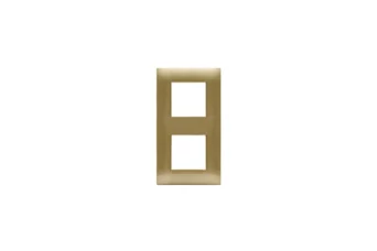 PLAQUE YOUNG 44 CARREE WHITEK 4 MODULES