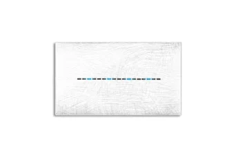 PLAQUE YOUNG TOUCH 44 RECTANGULAIRE BLANC 3D 4 MODULES