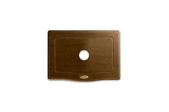 PLAQUE ENGLAND STYLE RECTANGULAIRE NOYER 1 COMMANDE