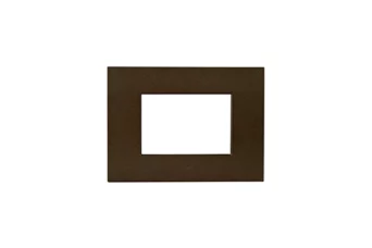 PLAQUE SMART EASY 44 RECTANGULAIRE BRONZE MAT 3 MODULES