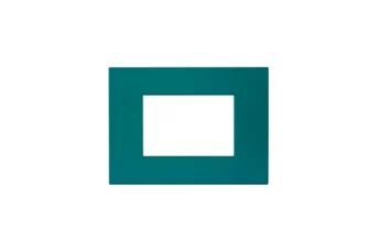 PLAQUE SMART EASY 44 RECTANGULAIRE TURQUOISE MAT 3 MODULES