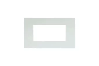 PLAQUE SMART EASY 44 RECTANGULAIRE BLANC MAT 4 MODULES