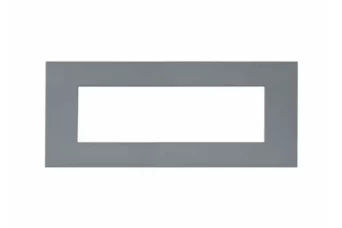 PLAQUE SMART EASY 44 RECTANGULAIRE GRIS MAT 7 MODULES