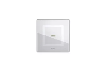 PLAQUE VERA 44 TOUCH CARREE BLANC 1 COMMANDE