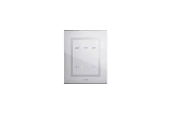 PLAQUE VERA 44 TOUCH RECTANGULAIRE BLANC 3+3 COMMANDES
