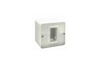BOITE APPARENTE 1 MODULE BLANC