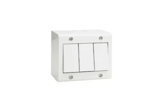 BOITE APPARENTE 3 MODULES S45 BLANC